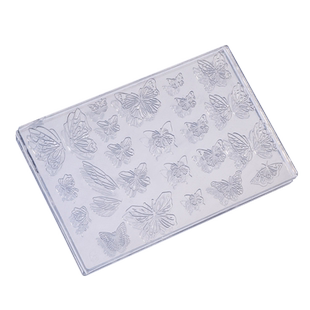 美甲硅胶模具蝴蝶结磨具指甲造型浮雕玫瑰花爱心图案蝴蝶兰雕花胶