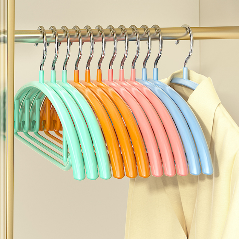 加厚无痕家用室内挂衣防肩角不起包大衣晾衣架宽肩防滑不鼓包男士
