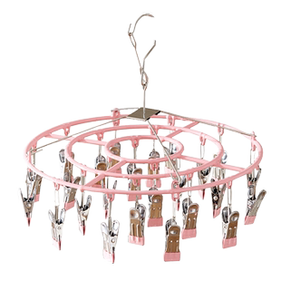 不锈钢多功能凉袜子架晾衣架家用挂衣婴儿多夹子神器晒内衣夹挂钩