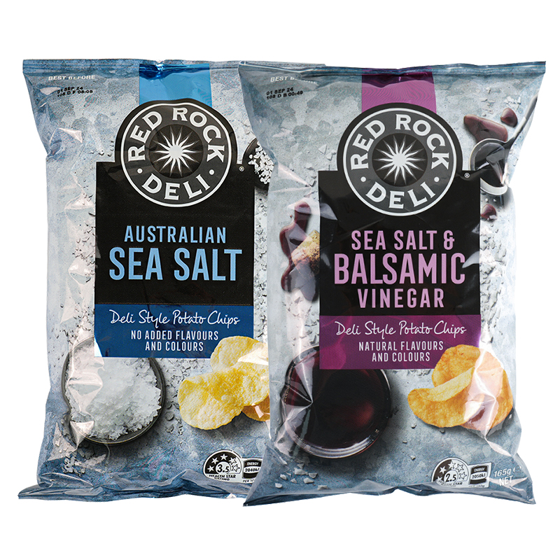 澳大利亚红岩甄选海盐味薯片