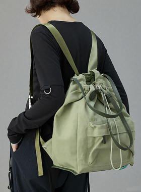 【5折福利】casselini小众健身通勤户外大容量两用双肩包托特女包