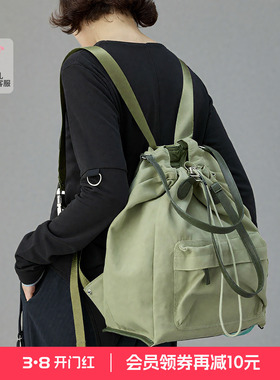 【5折福利】casselini小众健身通勤户外大容量两用双肩包托特女包