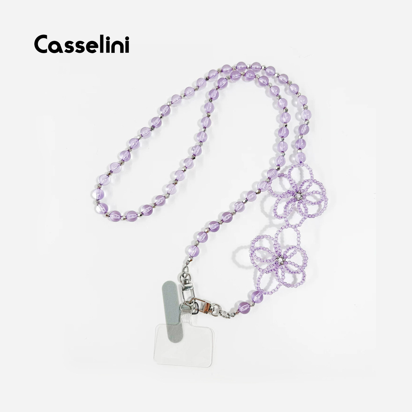casselini花朵串珠手机链