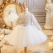 女童生日晚礼服轻奢小众夏季 高端钢琴演奏合唱演出服蓬蓬裙高级感