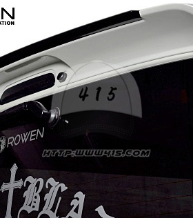 适用于 hiace200系丰田海狮2005-2018 rowen 同款改装后尾翼