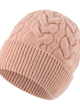 TFO 美利奴羊毛针织帽冬季加厚保暖防风护耳帽毛线帽子套头帽冷帽