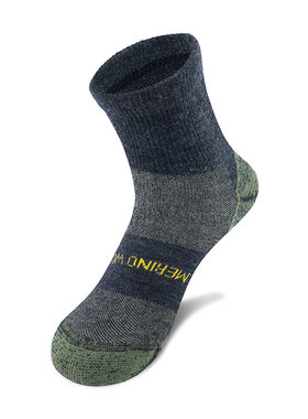 TFO 美利奴户外袜男冬季短筒加厚透气保暖羊毛袜运动袜子徒步袜子