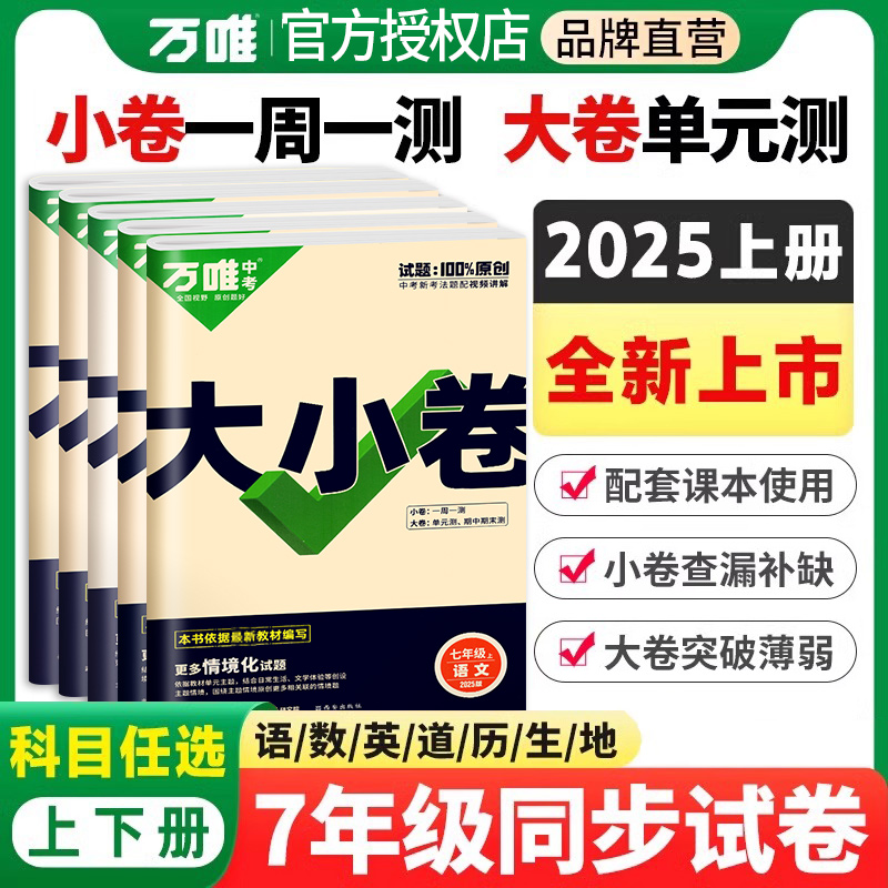 2025万唯大小卷七年级