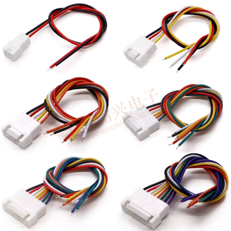 HM带扣端子线2.54mm234568P