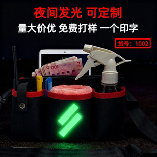美发造型师专用腰包多口袋多层收纳防水耐磨大容量服务工作工具包