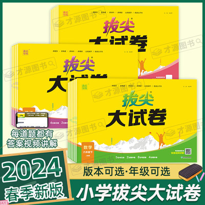 2024春小学拔尖大试卷语数英