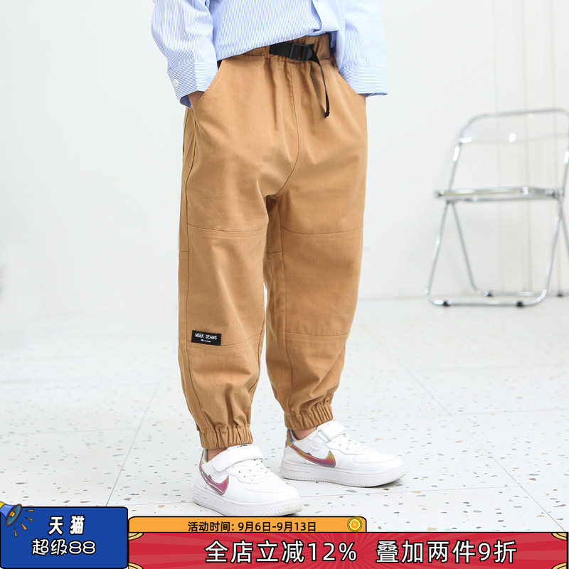 波波龙童装裤子2022新品梭织图片