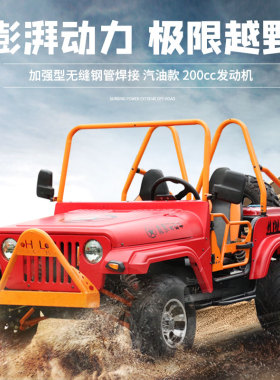 沙滩车四轮越野摩托车卡丁车ATV全地形车成人大型电动吉普车UTV