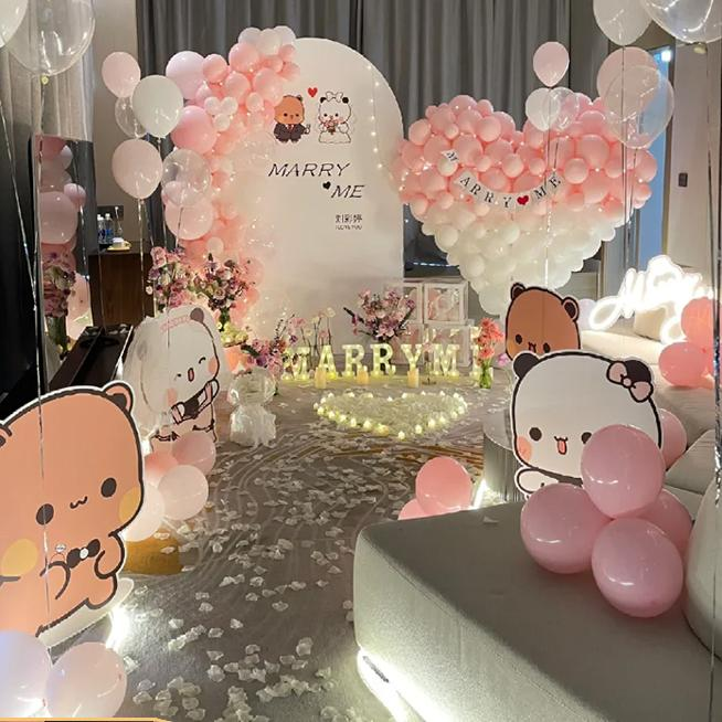 一二布布求婚室内布置表白客厅网红订婚场景装饰浪漫气球告白套餐,节庆用品/礼品,装扮布置套餐,淘宝优惠券,粉丝福利购,淘宝优惠卷