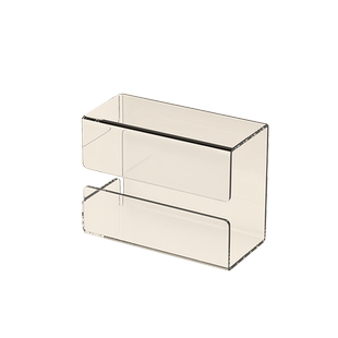 亚克力抽纸盒橱柜倒挂纸巾盒桌下悬挂卫生间厕所洗脸巾透明收纳盒