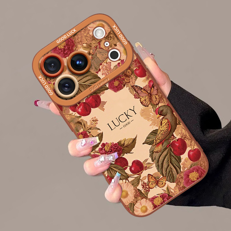适用苹果17promax手机壳新款iPhone17pro复古花鸟集保护套16镜头全包防摔创意高级感Air卡通可爱小众情侣女,3C数码配件,手机保护套/壳,淘宝优惠券,粉丝福利购,淘宝优惠卷