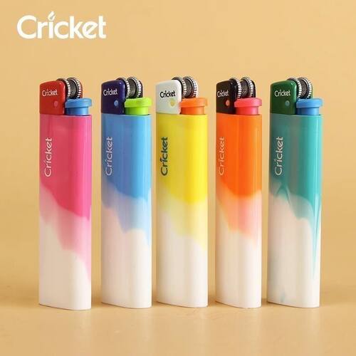 cricket草蜢打火机正品糖果双色防爆家用滑轮安全砂轮火石打火机