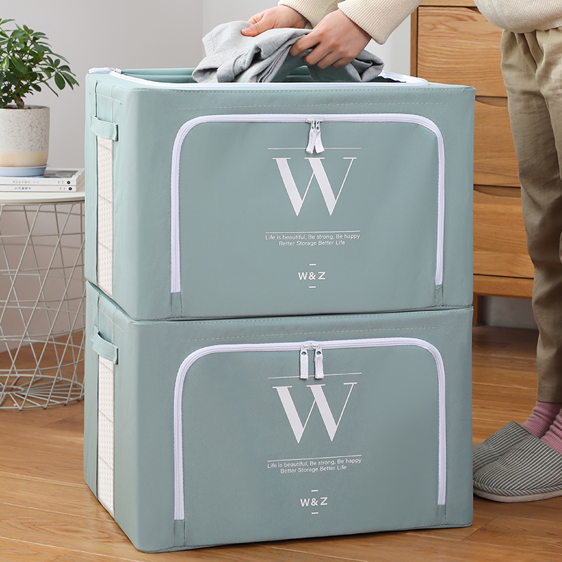 衣服收纳箱衣柜折叠整理箱子大号