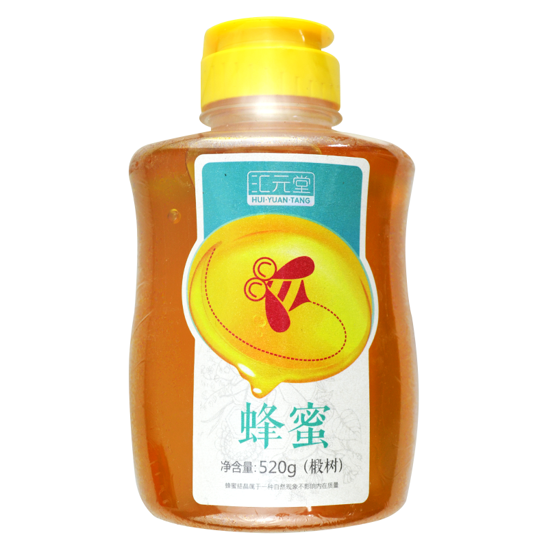 包郵】匯元堂蜂蜜520g椴樹蜂蜜冬蜜洋槐蜂蜜百花蜂蜜