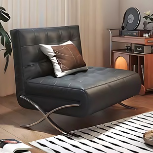 政府补贴单人折叠沙发床两用小户型书房巴塞罗那躺椅客厅2026新款