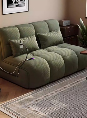 智能电动沙发床折叠两用小户型书房客厅多功能伸缩梳化床2025新款