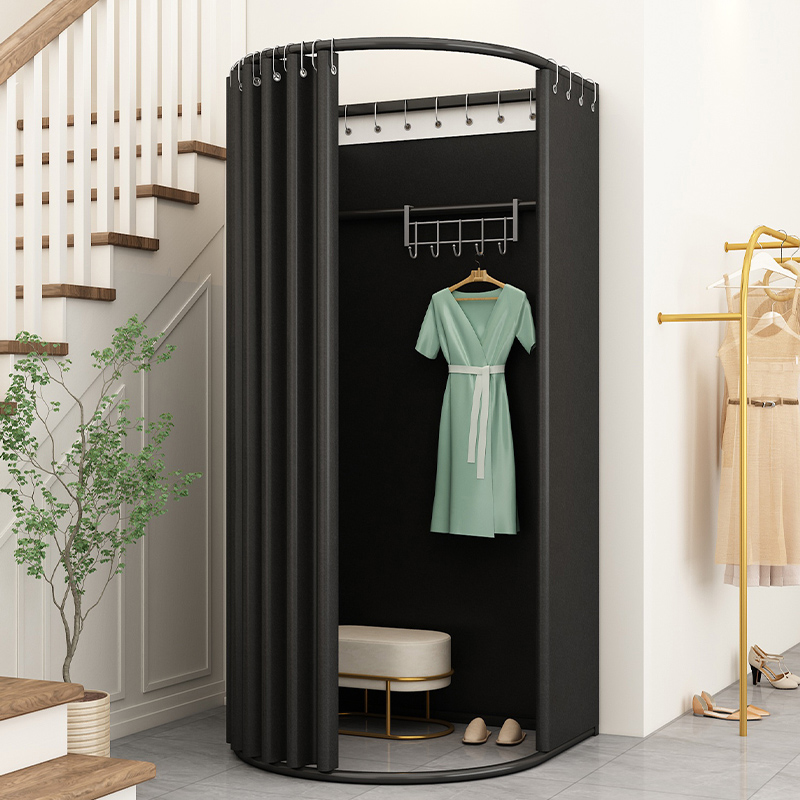 服装店移动便携式可折叠商场门帘