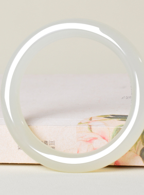 凤飞凰57mm高冰晴水和田玉手镯