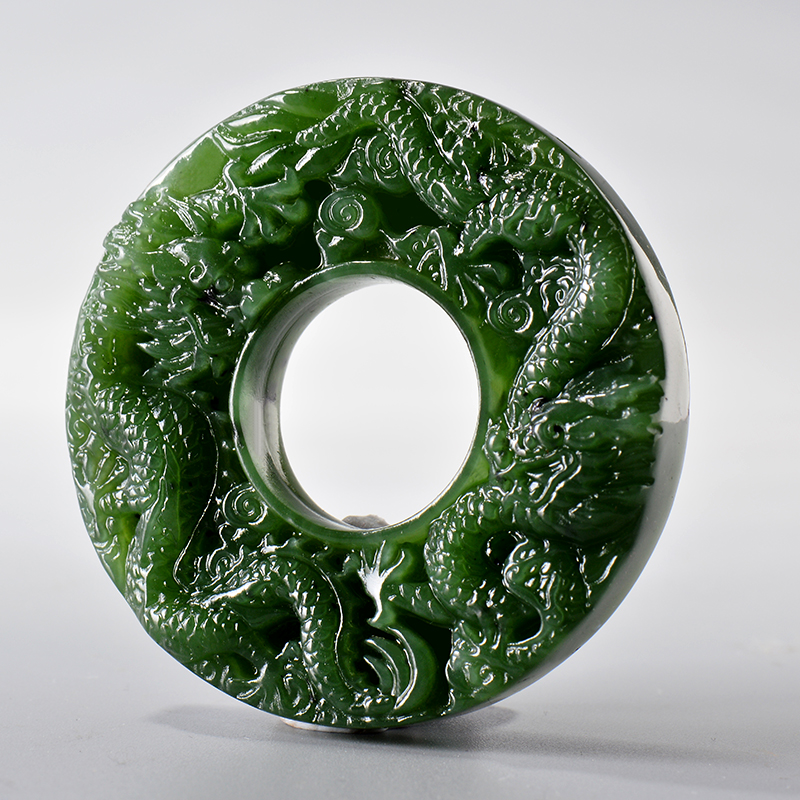 凤飞凰天然和田玉男士吊坠