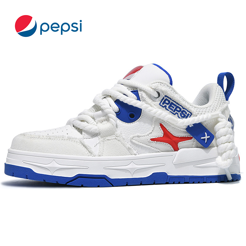 Pepsi百事厚底滑板鞋情侣