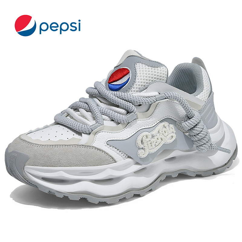 Pepsi百事男鞋2025春季新款阿甘鞋男学生厚底情侣运动休闲老爹鞋