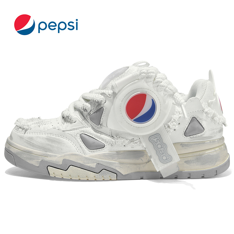Pepsi/百事小众鞋子男款春季情侣休闲板鞋潮流男鞋日系复古脏脏鞋