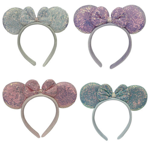 米老鼠耳朵亮片发箍头饰