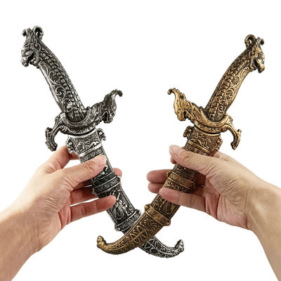 海盗弯刀塑料道具兵器玩具配件刀剑装备派对用品表演cos兵器仿古