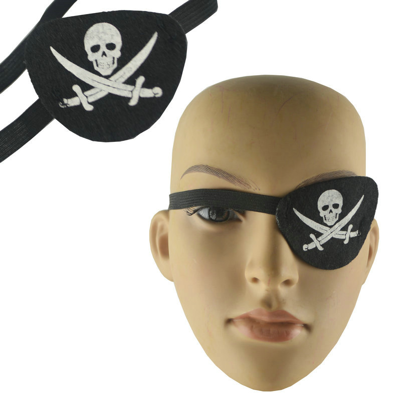 装扮加勒比海盗配饰眼罩化妆舞会