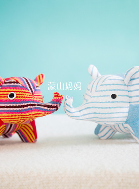 蒙山妈妈大象摆件招C镇Z吉祥如意象玄关客厅办公室电视柜摆设