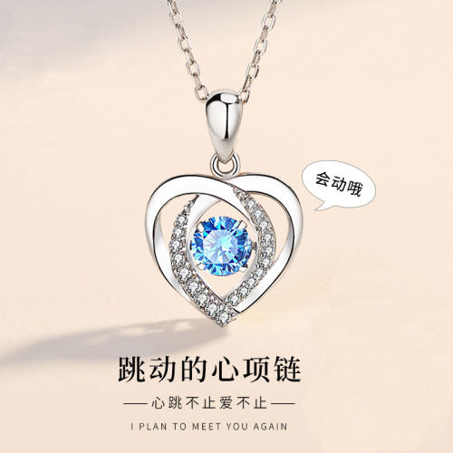 999纯银项链女款锁骨链轻奢小众