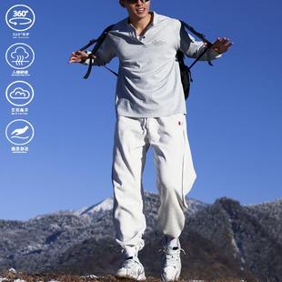 棉感卫衣长袖 健身条纹肌理运动衫 潮 重磅亨利领T恤美式 ANDTIME春季