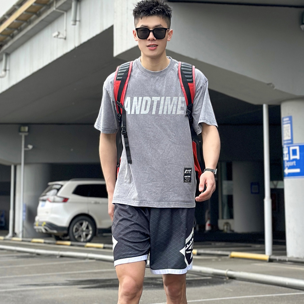 andtime【逐渐】纯棉重磅T恤