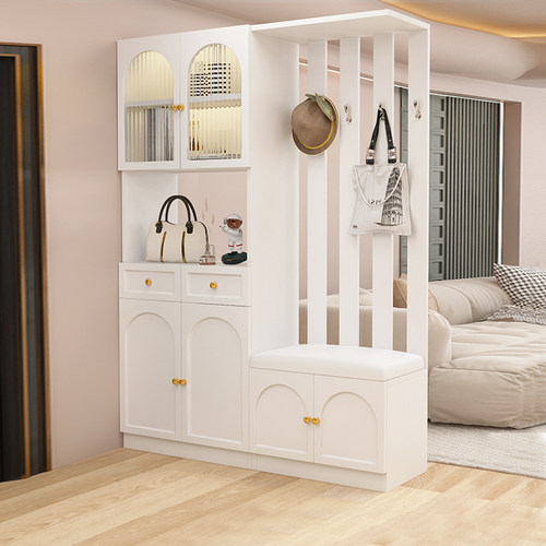 实木玄关柜隔断柜鞋柜