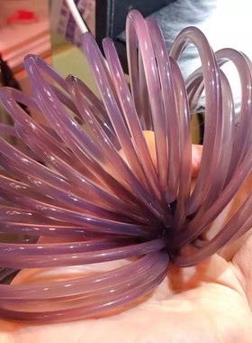 叮当镯美人条国风小众设计天然帝王紫玉镯玛瑙玉石手镯气质礼品