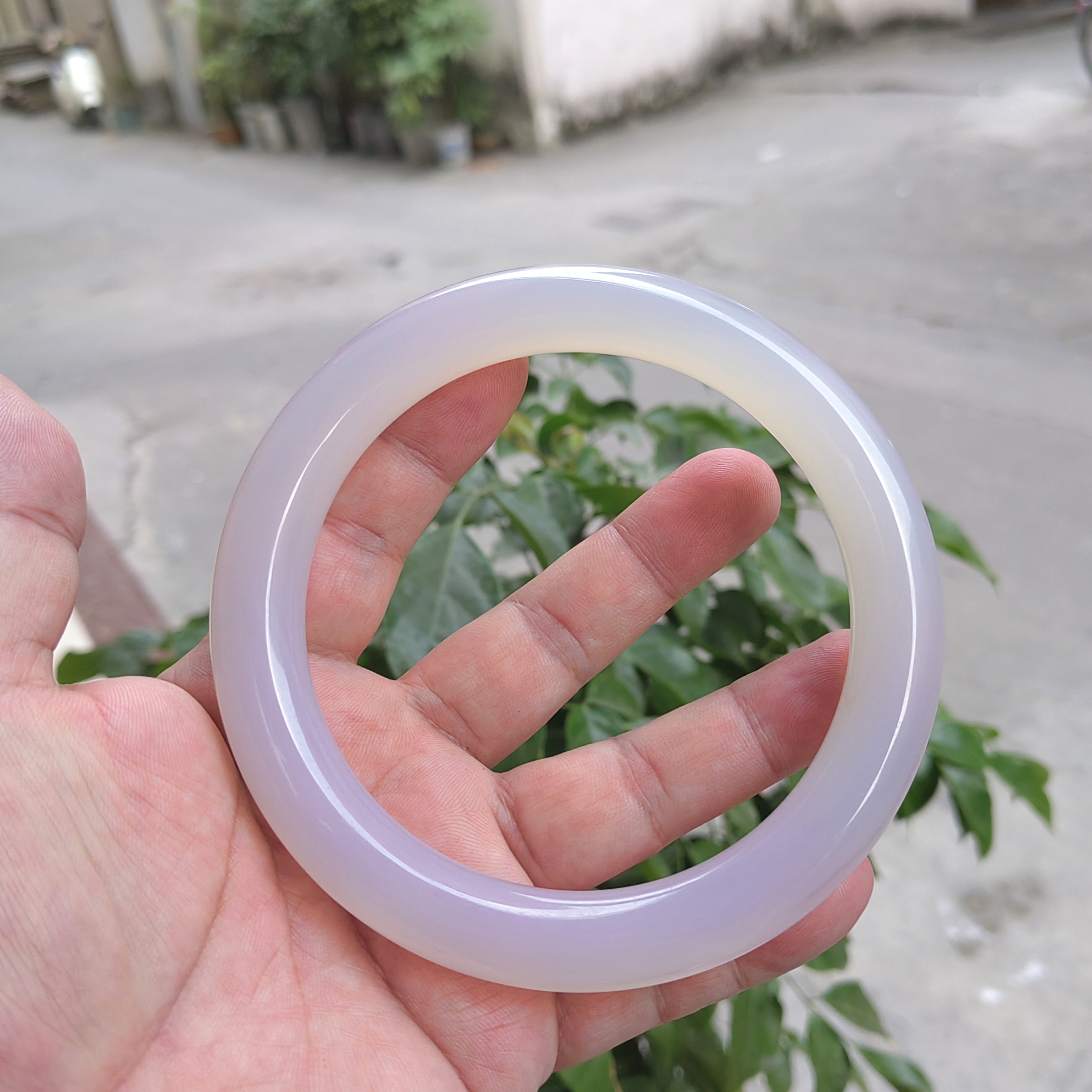 天然玛瑙玉髓白月光手镯高冰胖圆条超大圈口锦鲤红手镯新年送礼