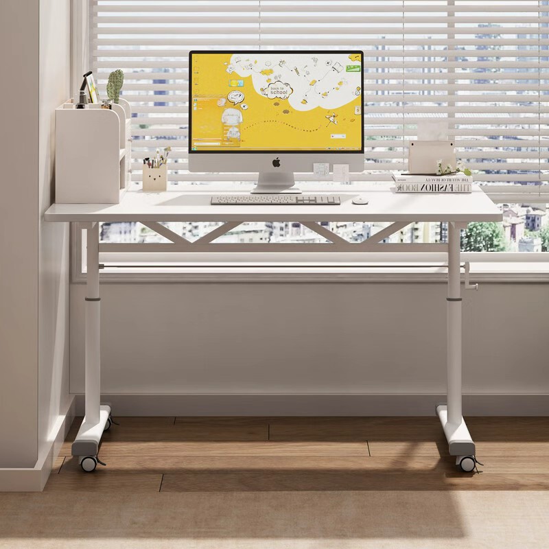 电脑桌台式家用办公桌带轮