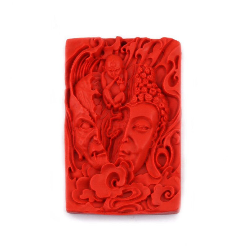 一念之间佛牌吊坠台湾原色朱砂帝王红转世佛挂件男女项链证书