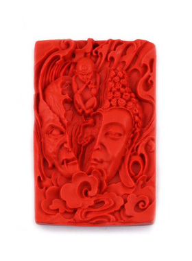 一念之间佛牌台湾原色帝王红吊坠