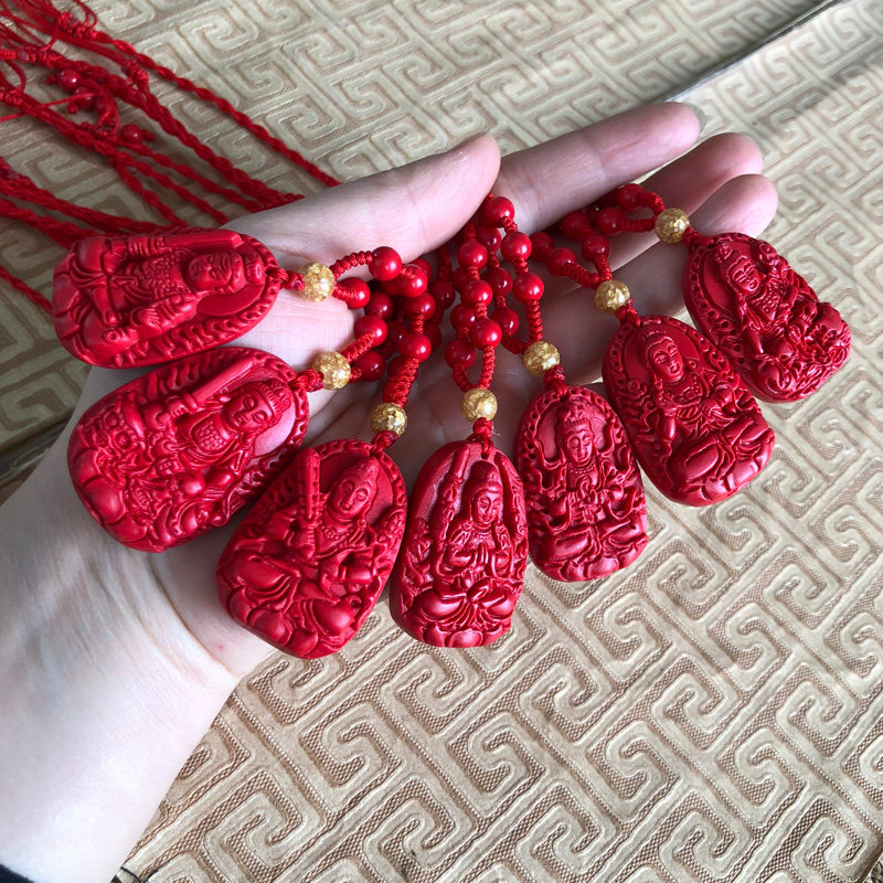 千手观音玉佩本命年守护神吊坠