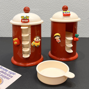 高颜值蘸料碟蜡笔小新火锅调料碟酱油碟醋碟可爱调味碟蘸酱碟套装