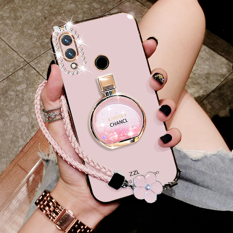 华为nova3硅胶创意手机壳带支架