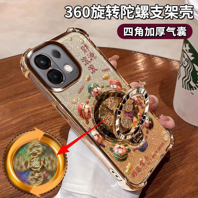 OPPOK12S手机壳四角气囊镜头膜