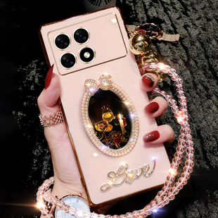 红米K70至尊版手机壳小米K70ultra保护硅胶套redmik镜头全包防摔k70u软壳redmiK70至尊版女潮女补妆镜子新款