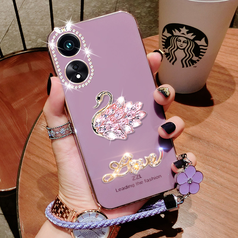 OPPOA1手机壳防摔OPPOA1手机套全包边PHS110外壳大气简约OPOPA1保护壳5G版opopA1保护套大气A1硅胶软壳女款潮